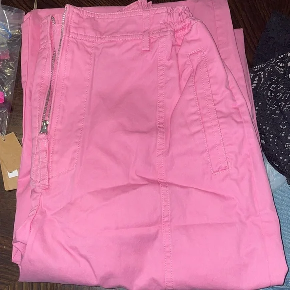 NWT Skims High Waisted Pants Ltd Edition Pink - Picture 3 of 4